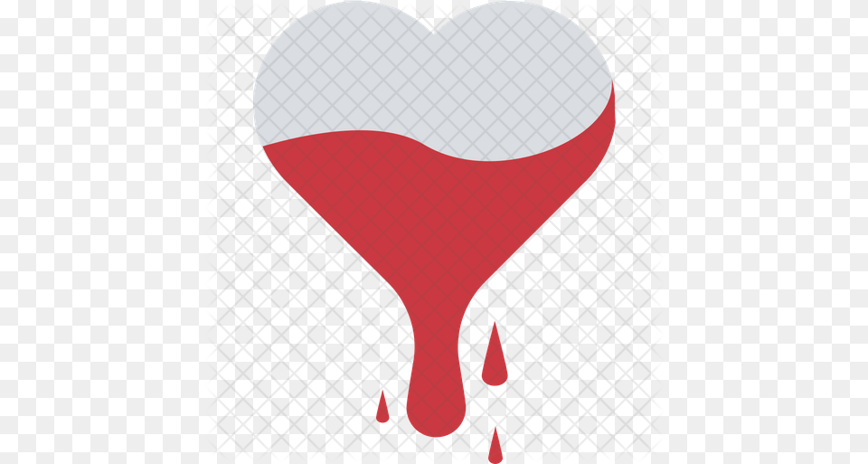 Bleeding Heart Icon Of Flat Style Heart Bleeding Icon, Balloon, Ping Pong, Ping Pong Paddle, Racket Png Image