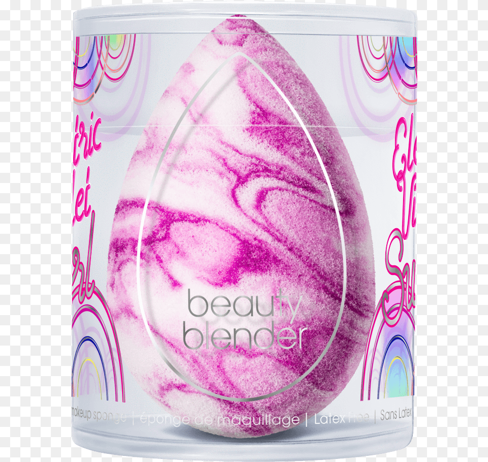 Blender Electric Violet Swirl In Packaging Beauty Blender Electric Violet Swirl, Head, Person Png