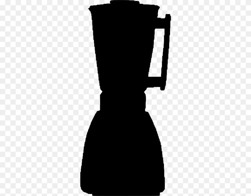 Blender Silhouette Black And White Kitchen Mixer, Gray Png