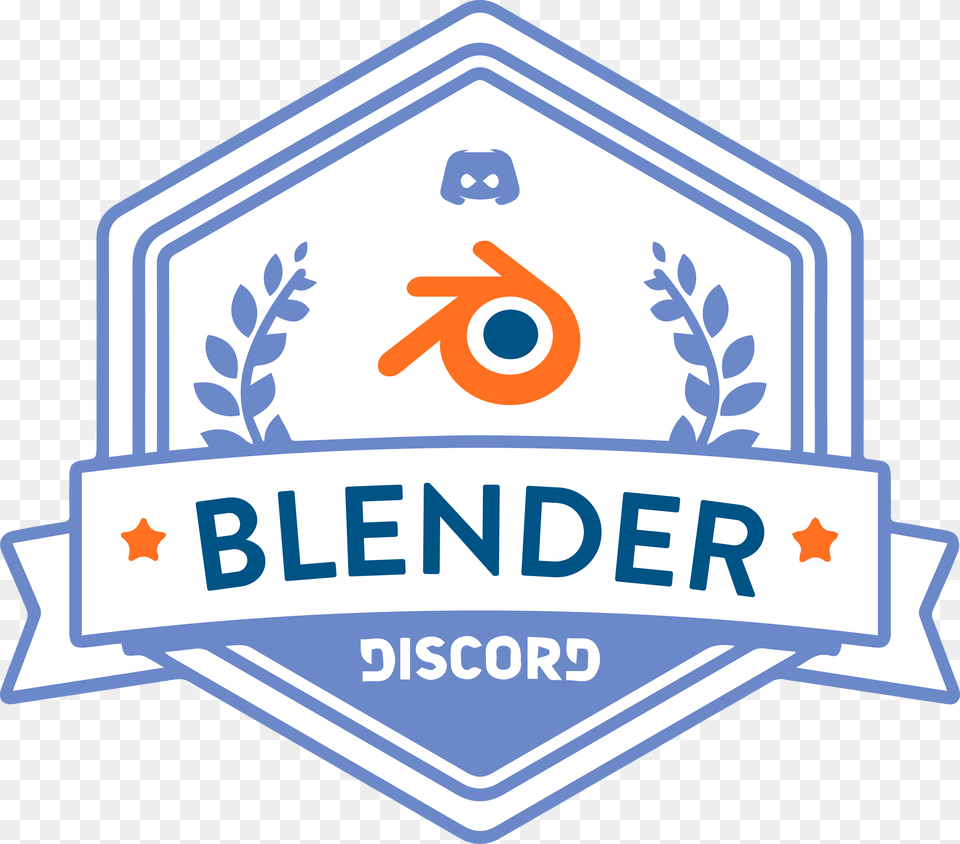 Blenderlogo Blue Discord Hypesquad Logo, Badge, Symbol Png