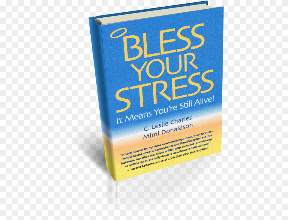 Bless Your Stress Book 3d Book Cover, Publication, Novel, Advertisement, Poster Free Png