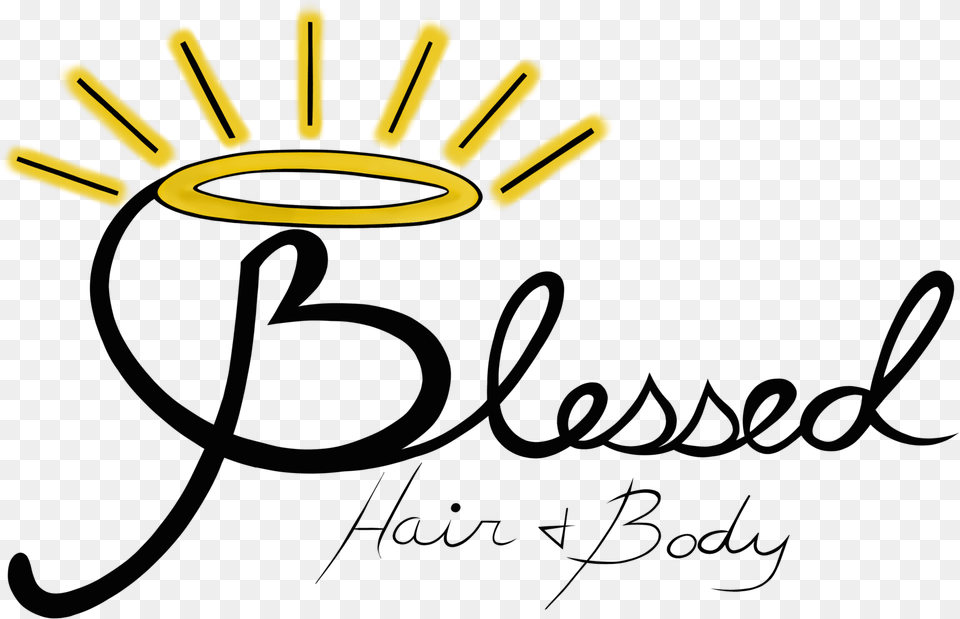 Blessed Hair Amp Body Body Hair, Light, Logo Free Png Download
