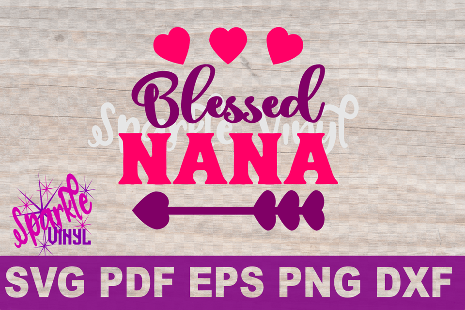 Blessed Nana Graphic As A Eps Dxf Pdf And Svg Scalable Vector Graphics, Mace Club, Weapon Png Image