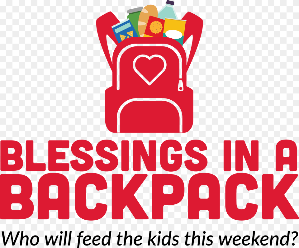 Blessings In A Backpack Advertisement, Poster, Bag, Text Free Transparent Png