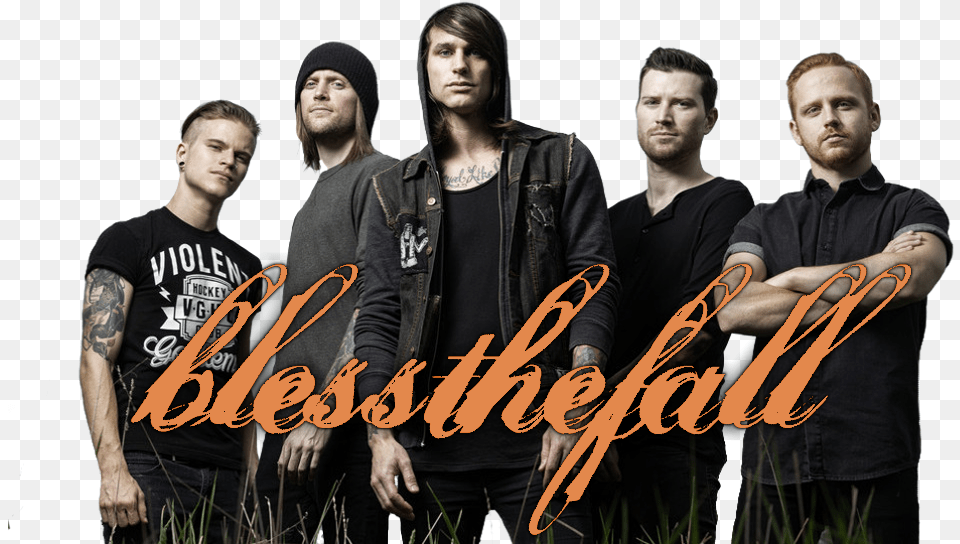 Blessthefall Bless The Fall, Tattoo, T-shirt, Skin, Person Free Png Download