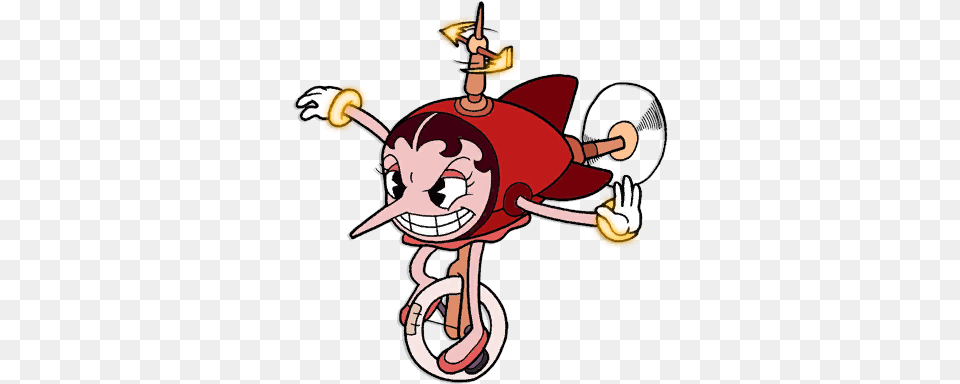 Blimmp Cuphead Hilda Berg Blimp, Baby, Person, Cartoon Free Png Download