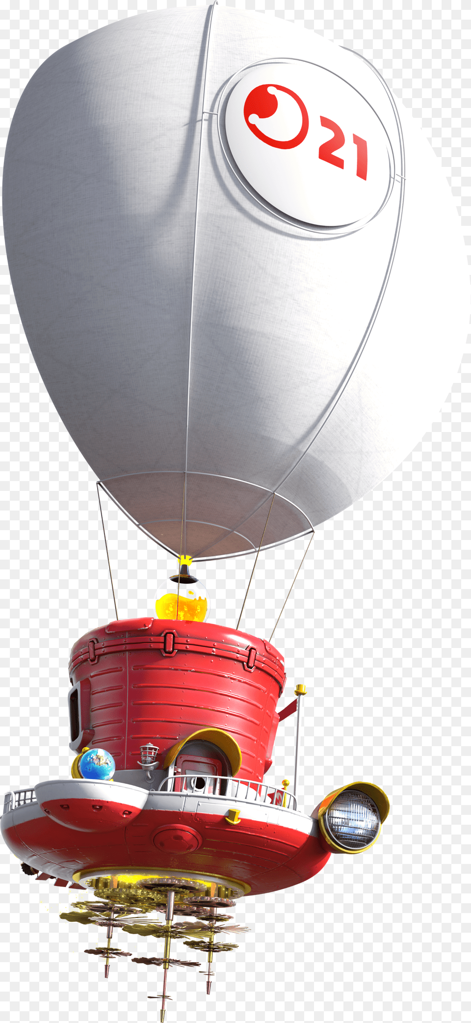 Blimp, Aircraft, Transportation, Vehicle, Person Png