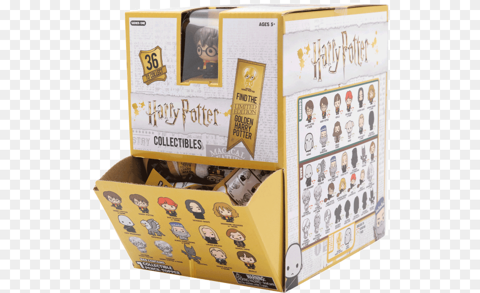 Blind Bag Ooshies Adventskalender Harry Potter, Box, Cardboard, Carton, Person Free Png Download