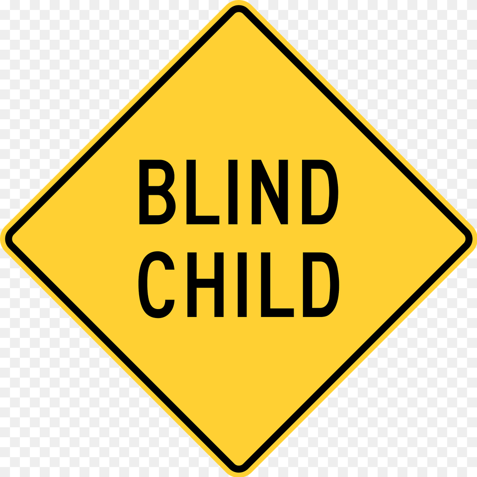 Blind Child Delaware Clipart, Road Sign, Sign, Symbol Free Png Download