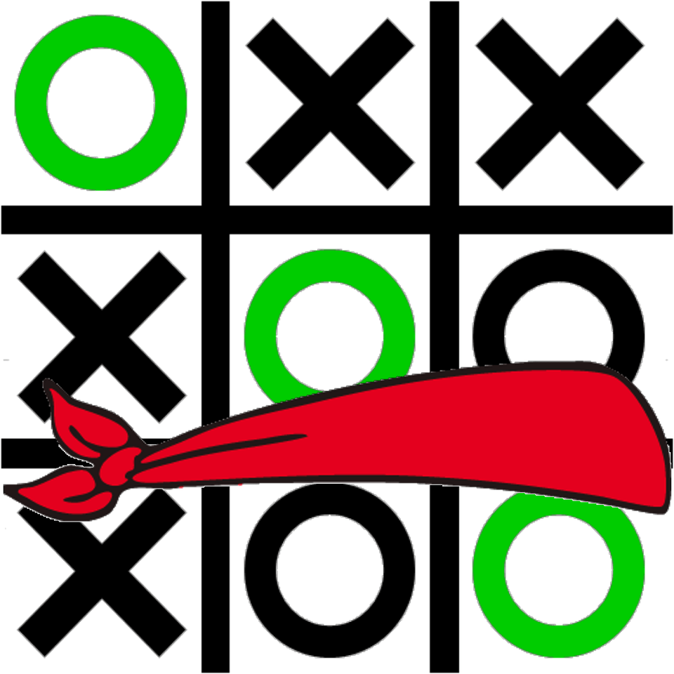 Blindfold Tic Tac Toe Digital Math Grid Game Paths, Symbol, Bulldozer, Machine Free Png