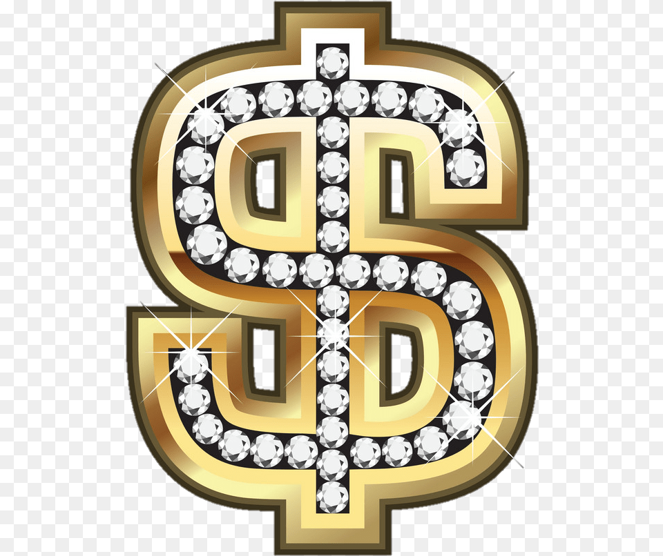 Bling Dollar Sign, Symbol, Text, Number, Accessories Free Png