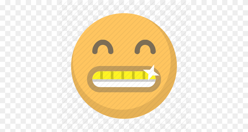 Bling Emoji Face Gold Grill Rapper Teeth Icon Free Png Download