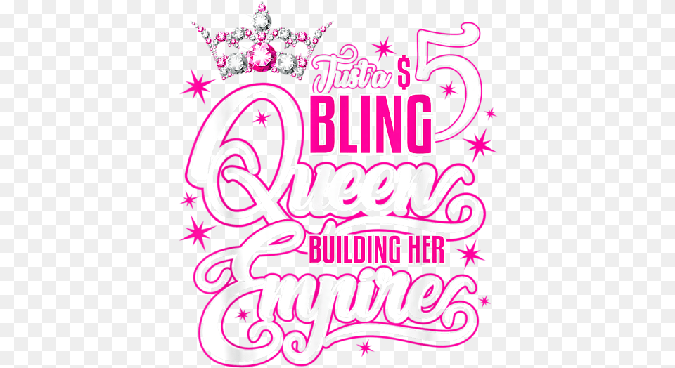 Bling Queen T Shirt For Women Ladies Paparazzi Consultant Tote Bag Calligraphy, Dynamite, Weapon, Accessories, Jewelry Free Png
