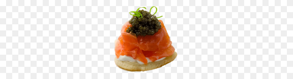 Blini With Salmon And Caviar, Meal, Food, Citrus Fruit, Plant Free Png