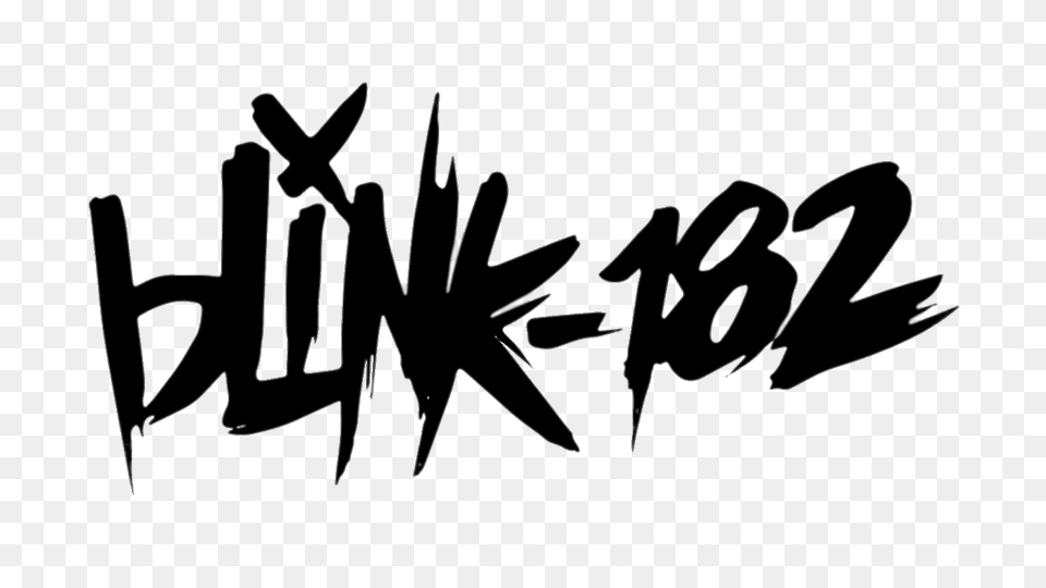 Blink 182 Logo Black, Handwriting, Text Png