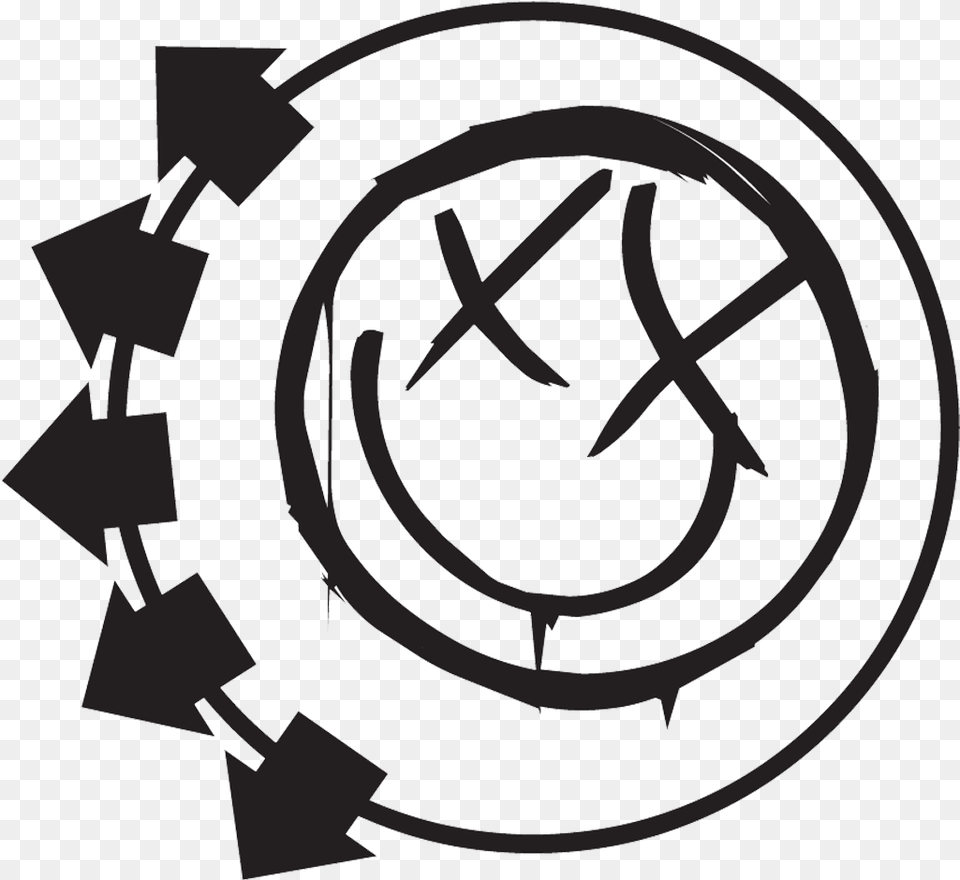 Blink 182 Logo Blink 182 Face Logo, Symbol, Recycling Symbol, Star Symbol Free Transparent Png