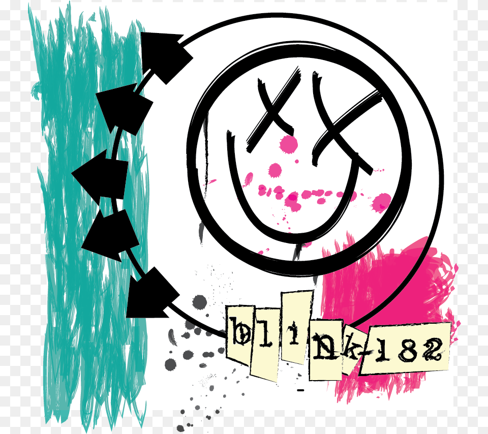 Blink 182 Logo Blink 182 Logo, People, Person, Art, Graduation Png Image