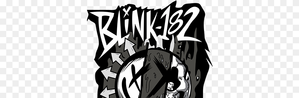 Blink 182 Projects Photos Videos Logos Illustrations Sticker Blink 182 Logo, Book, Comics, Publication, Text Free Png Download