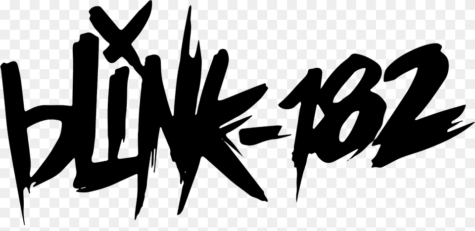 Blink Blink 182 Logo, Gray Free Transparent Png