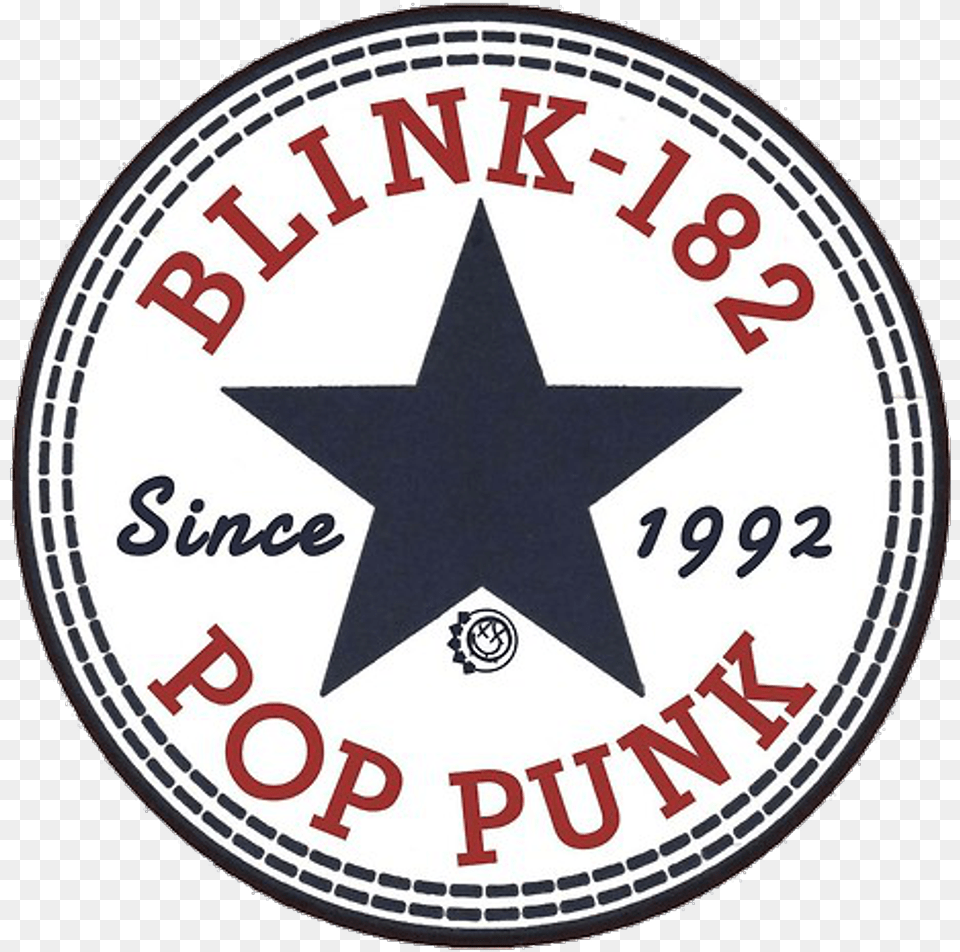 Blink Blink182 Blink 182 Poppunk Punk Punkrock Converse Blink 182 Logo 2013, Symbol, Star Symbol, Disk Png