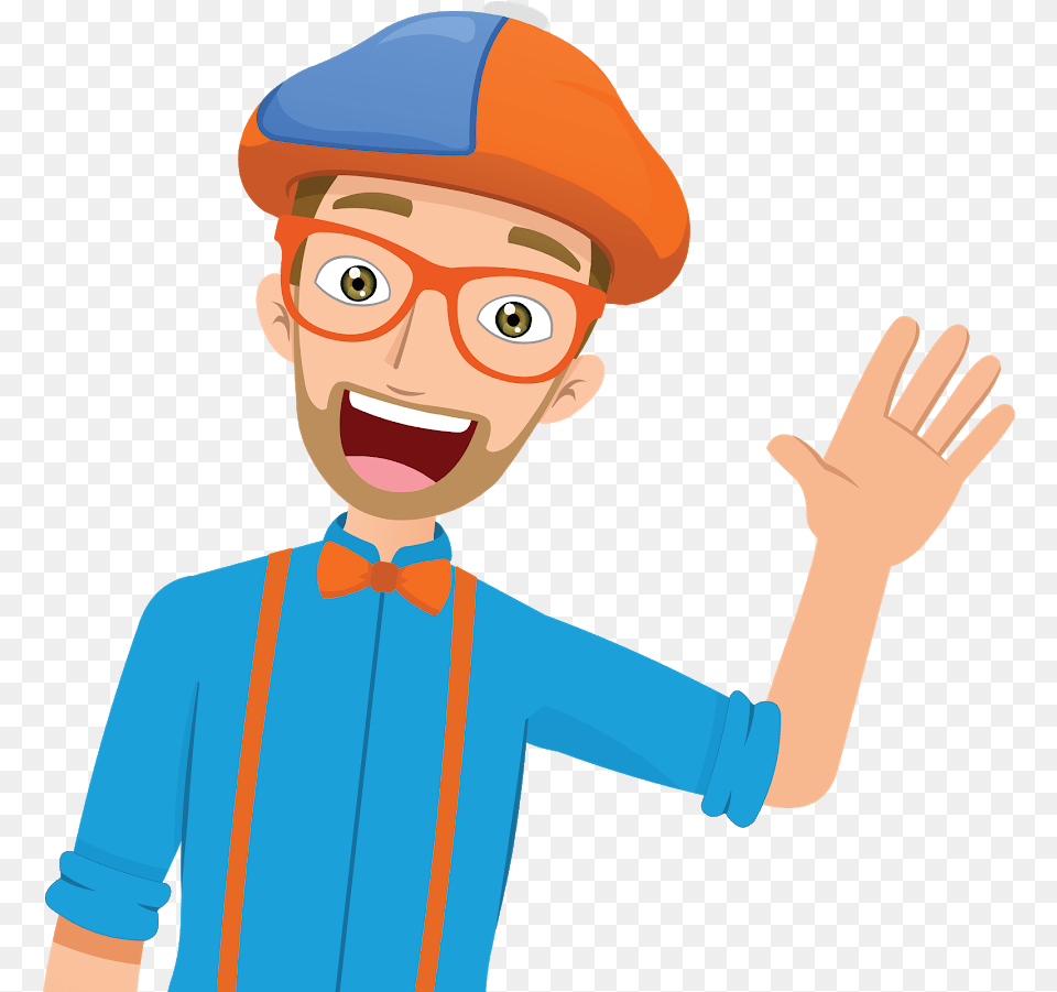 Blippi Youtube Birthday Cupcake Clip Blippi Clipart, Accessories, Tie, Formal Wear, Baby Free Transparent Png