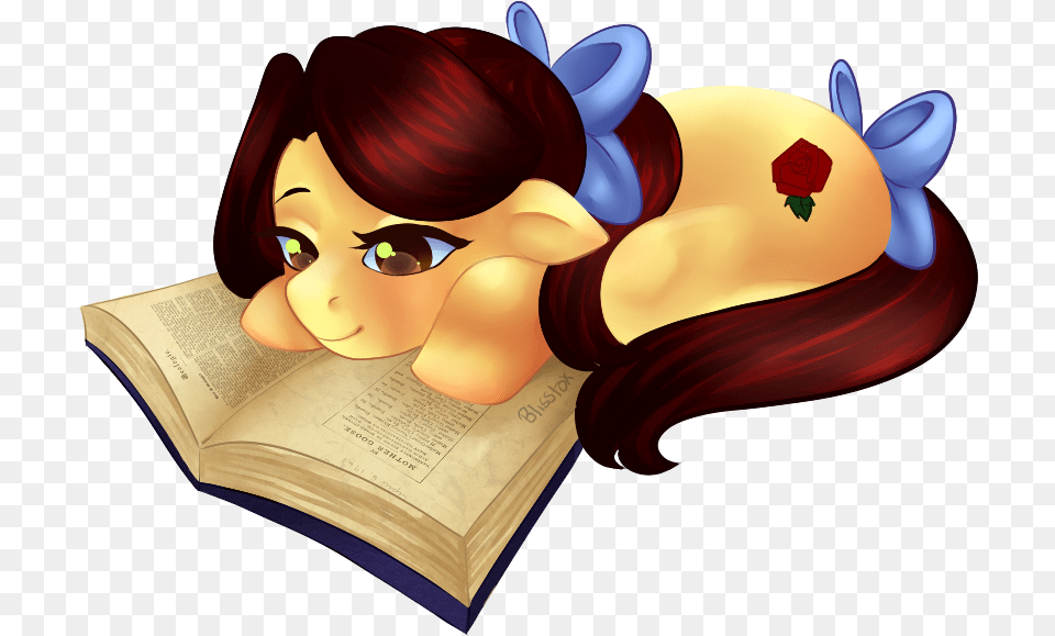 Blisstox Beauty And The Beast Belle Disney Disney Cartoon, Book, Person, Publication, Reading Free Png