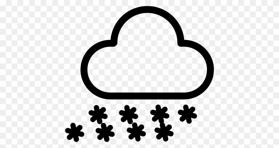 Blizzard Cloud Forecast Icon With And Vector Format For, Gray Free Png