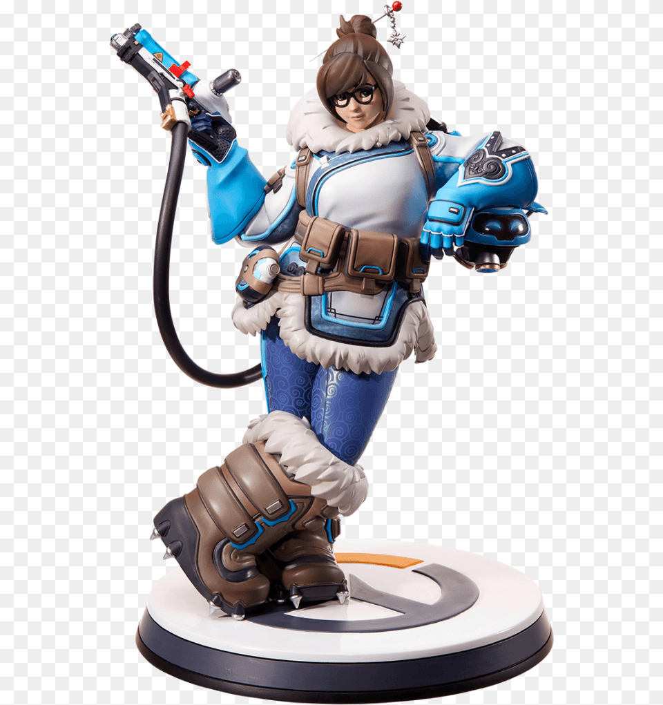 Blizzard Mei Statue, Figurine, Adult, Face, Female Free Png Download
