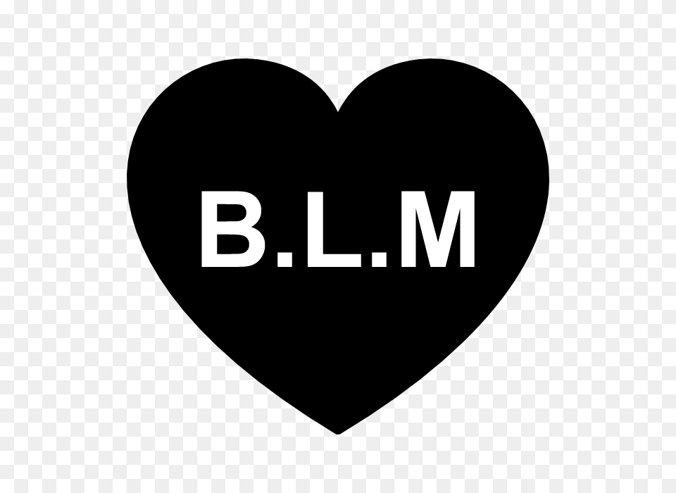 Blm, Stencil, Logo, Heart, Mailbox Png Image