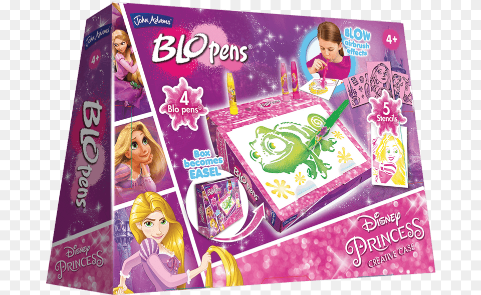 Blo Pens Disney Rapunzel Tangled Set Blo Pens Disney Princess, Person, Girl, Female, Child Free Png
