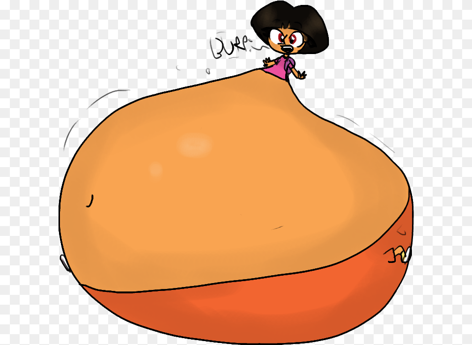 Bloated Dora By Organicgranite Dora Inflation, Food, Produce, Nut, Plant Png Image