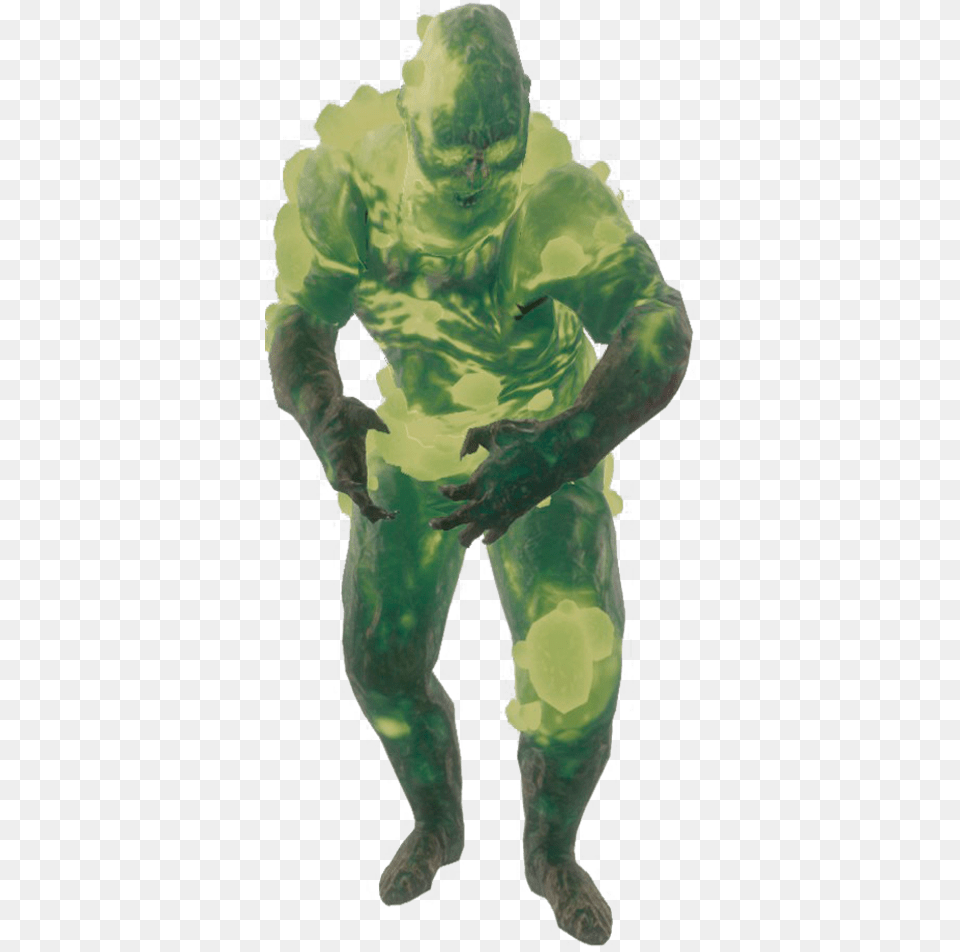 Bloated Glowing One Fallout Glowing Ghoul, Green, Person, Adult, Alien Free Png Download