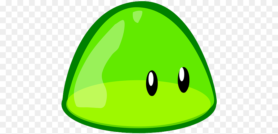 Blob Goo Animal Green Eyes Blob Blob Blob Blob, Clothing, Food, Hardhat, Helmet Png Image