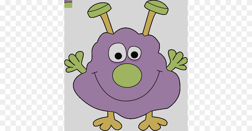 Blob Monster Clipart, Purple, Cartoon Png Image