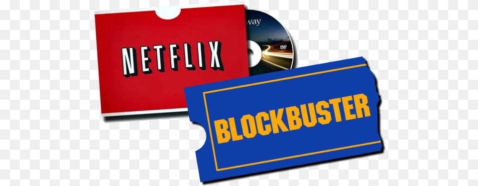 Blobkbuster Vs Netflix Logo Graphic Design, Text, Disk, Dvd Png