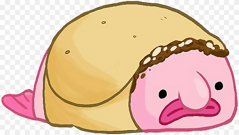 Blobritto Sticker Cute Blobfish, Cap, Clothing, Hat Free Png