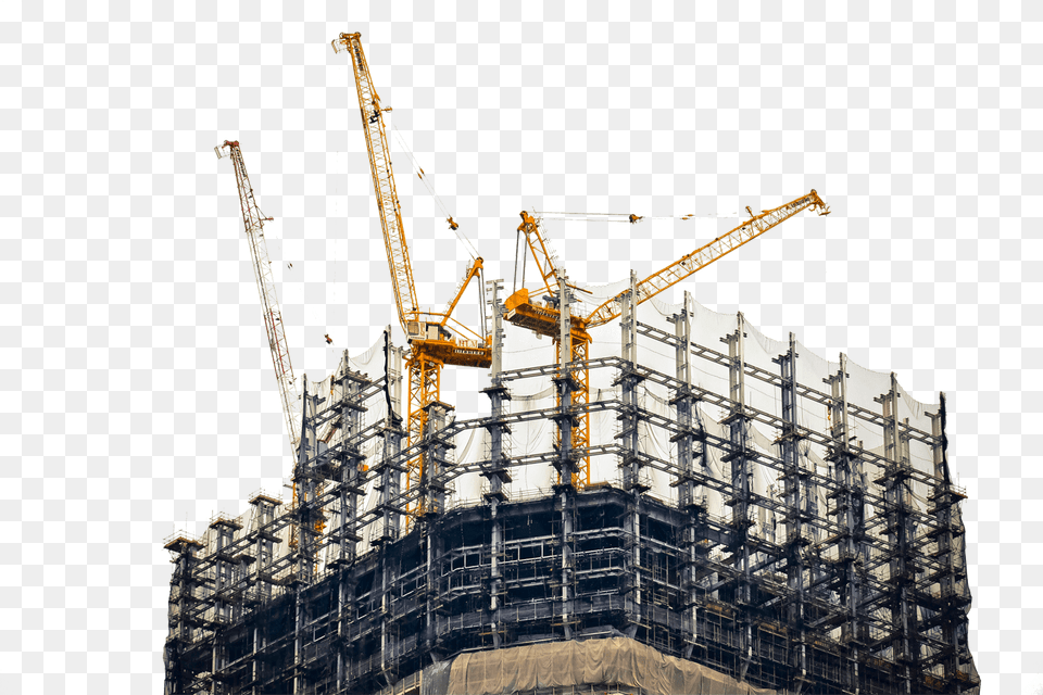 Bloc Construction, Construction Crane Png