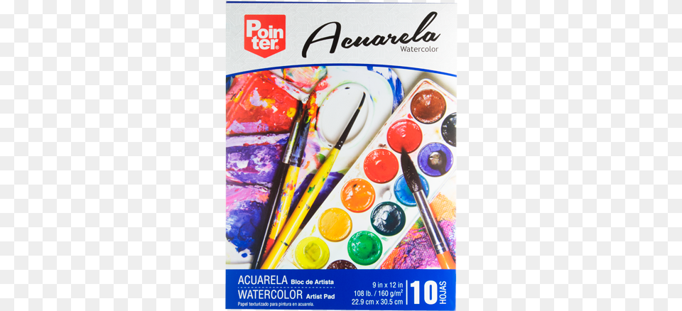 Block Acuarela Pointer Watercolor Painting, Paint Container, Brush, Device, Tool Free Transparent Png