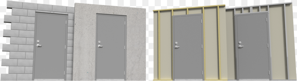 Block Concrete Wood Amp Metal Stud Walls Home Door, Architecture, Building, Housing Free Transparent Png