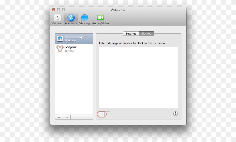 Block Contacts In Mavericks Message Os X 109 Messages, File, Page, Text Free Png Download