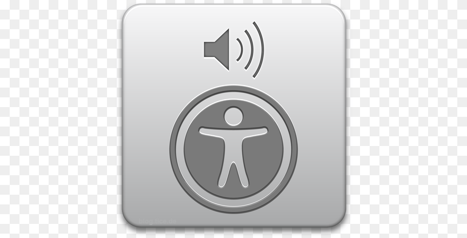 Block Iphone Voiceover Feature Denied Voice Over Icon Apple, Disk, Electrical Device Free Png