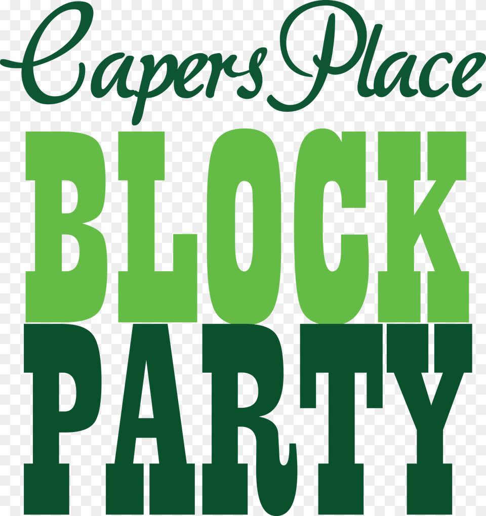 Block Party Art Black Sparrow, Green, Text Free Png Download