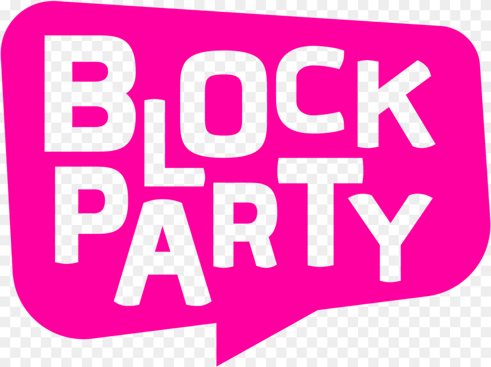 Block Party Block Party, Sticker, Text, Blackboard, Symbol Free Transparent Png