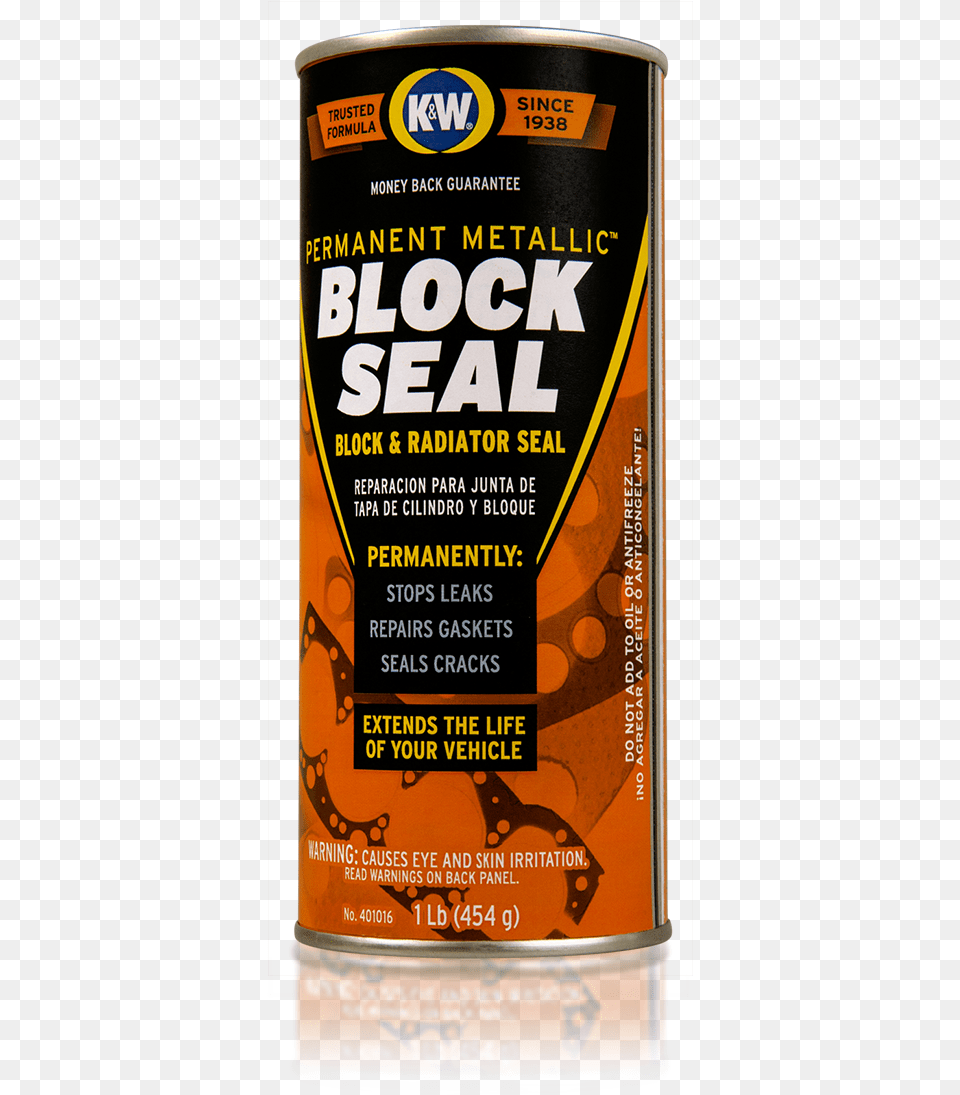 Block Seal Permanent Metallic Block Amp Radiator Seal Head Gasket, Advertisement, Tin, Poster, Can Free Png