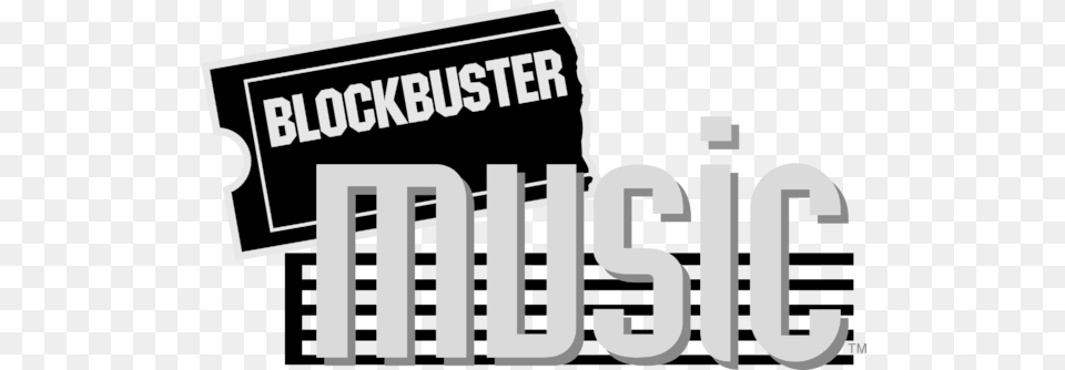 Blockbuster Music Stores Logo, Text Free Png