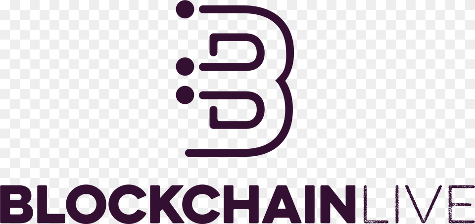 Blockchain Live Logo, Text, Purple, Number, Symbol Png Image
