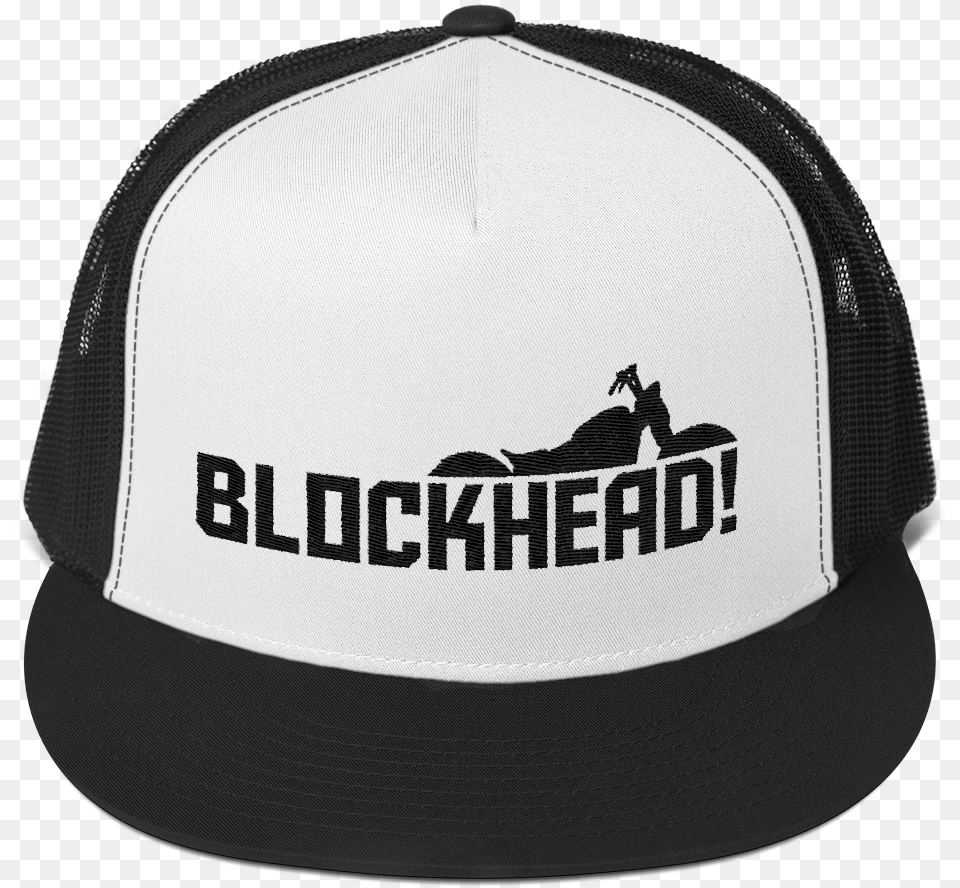 Blockcycle Trucker Hat Blockheadmoto Giant Trevally Trucker Cap, Baseball Cap, Clothing Png Image