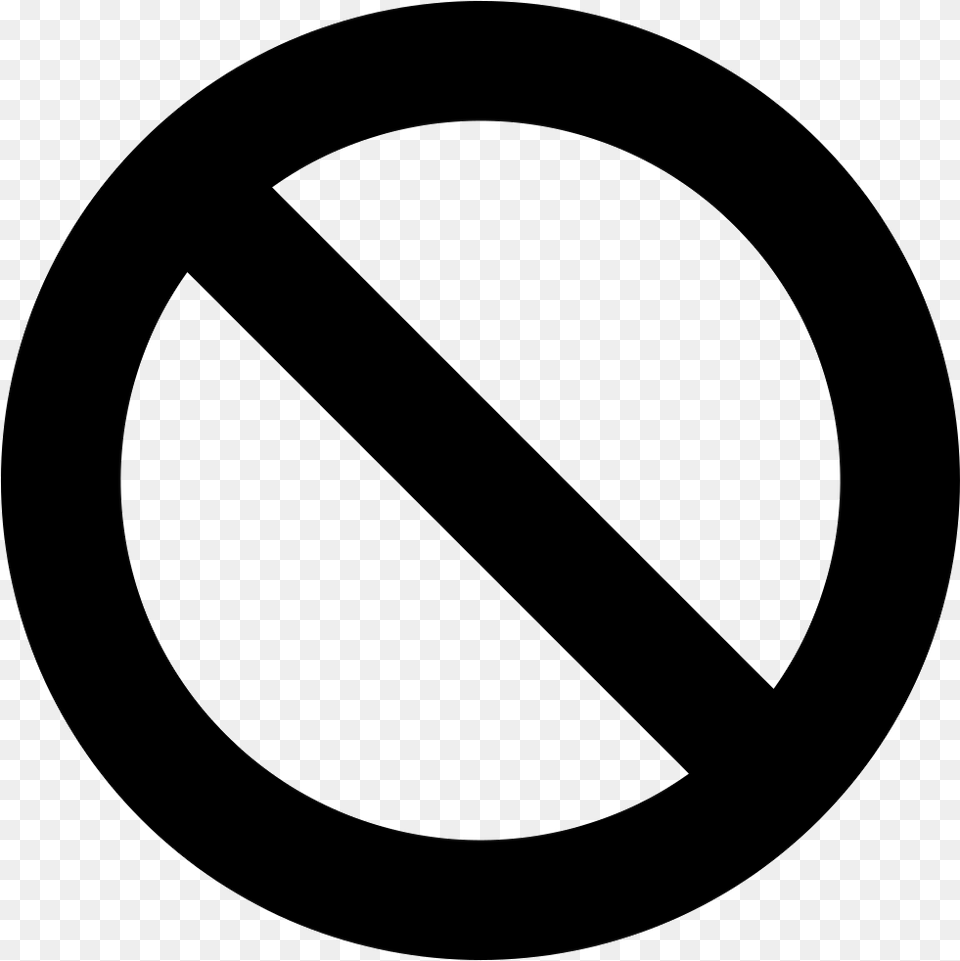 Blocked Forbidden Denied Banned Reject Icon, Sign, Symbol, Road Sign, Disk Free Png