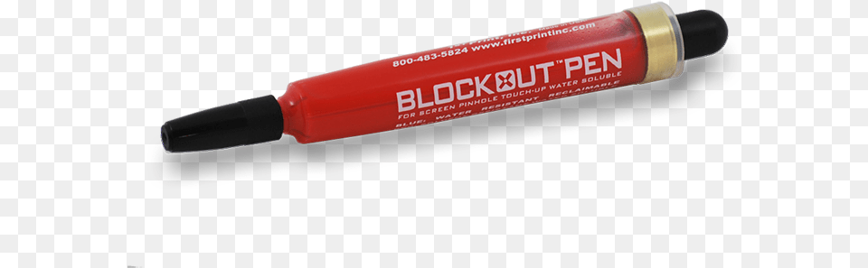 Blockout Pen Red River City Graphic Supply, Marker, Dynamite, Weapon Free Png Download