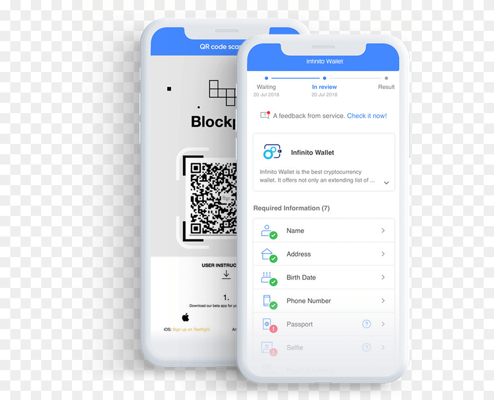 Blockpass Kyc For Individuals Iphone, Text, Electronics, Phone, Qr Code Free Png Download
